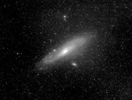 Andromeda-Galaxie am 26. Februar 2022