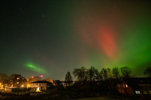Nordlichter ueber Buxtehude