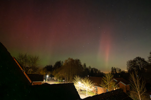 Nordlichter ueber Buxtehude