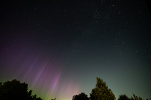 Nordlichter ueber Buxtehude