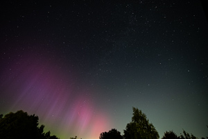 Nordlichter ueber Buxtehude