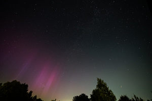 Nordlichter ueber Buxtehude