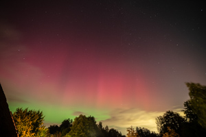 Nordlichter ueber Buxtehude