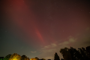 Nordlichter ueber Buxtehude