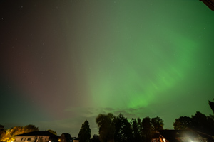 Nordlichter ueber Buxtehude