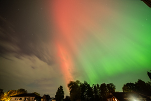 Nordlichter ueber Buxtehude