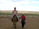 Reiten auf mongolischen Pferden